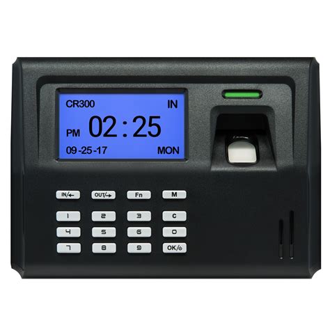 time clock system with fingerprint